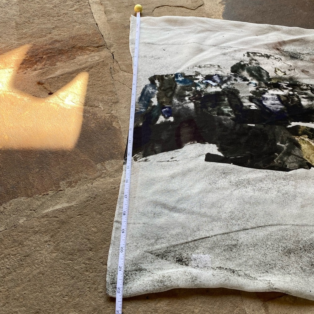 Women’s Helmut Lang Carrion abstract print sheer silk top - Picture 10 of 10